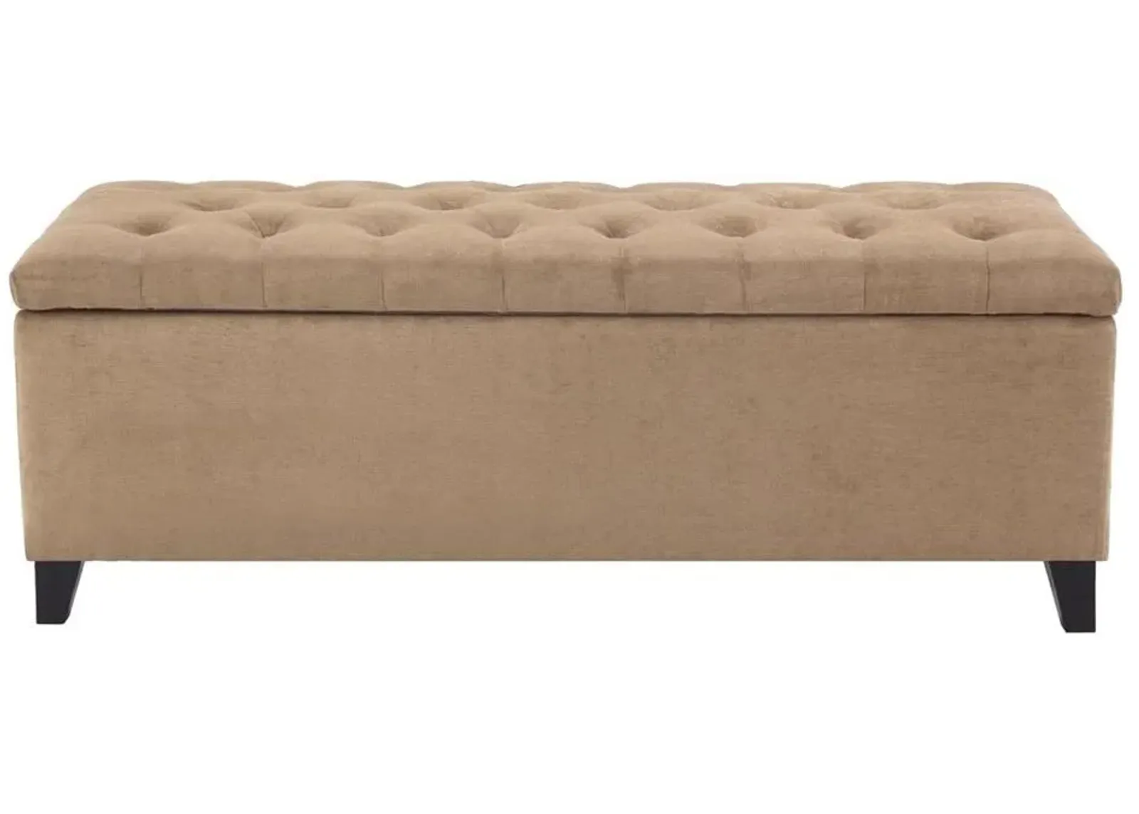 Olliix by Madison Park Sand Shandra Tufted Top Storage Bench