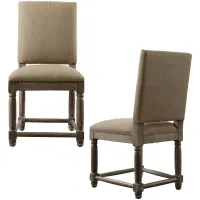 Olliix by Madison Park Sand Cirque Dining Chair (Set of 2)