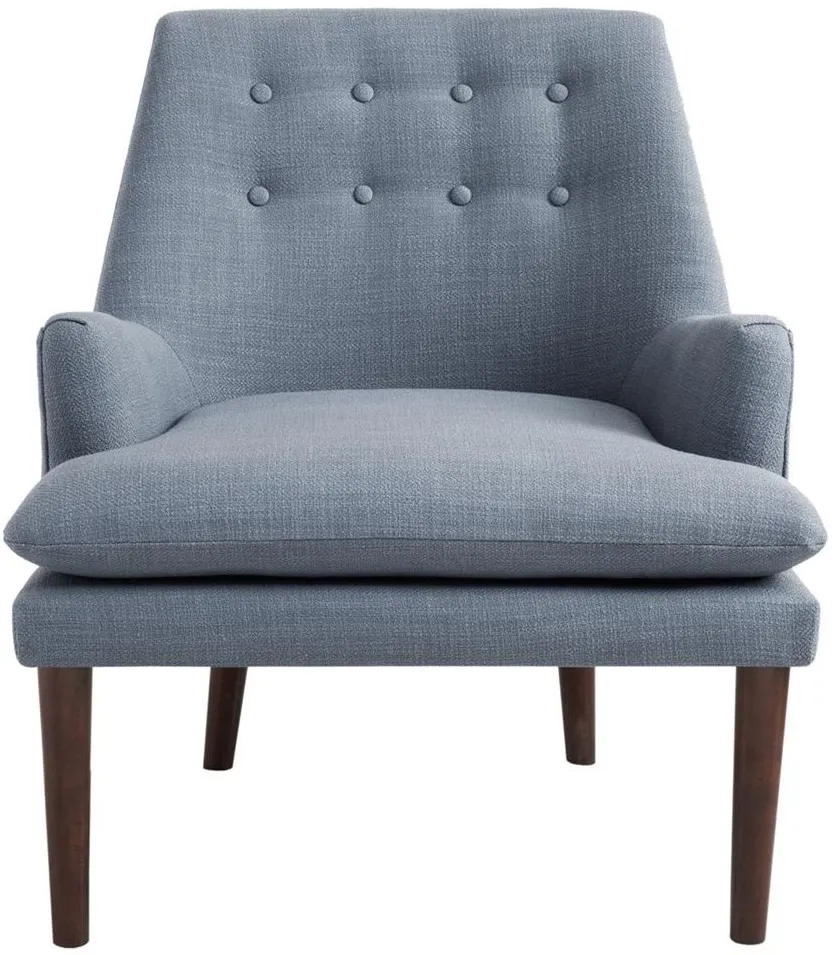 Olliix by Madison Park Blue Taylor Mid-Century Accent Chair