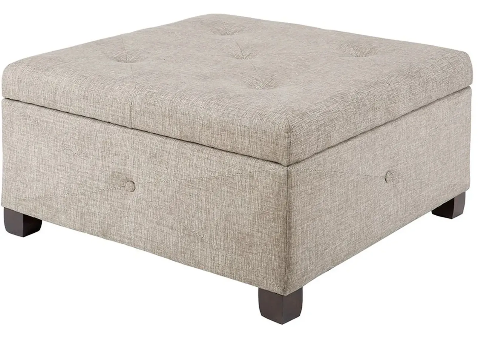 Olliix by Madison Park Sand Aspen Ottoman