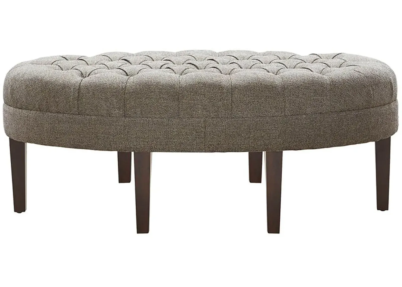 Olliix by Madison Park Brown Multi Martin Surfboard Tufted Ottoman