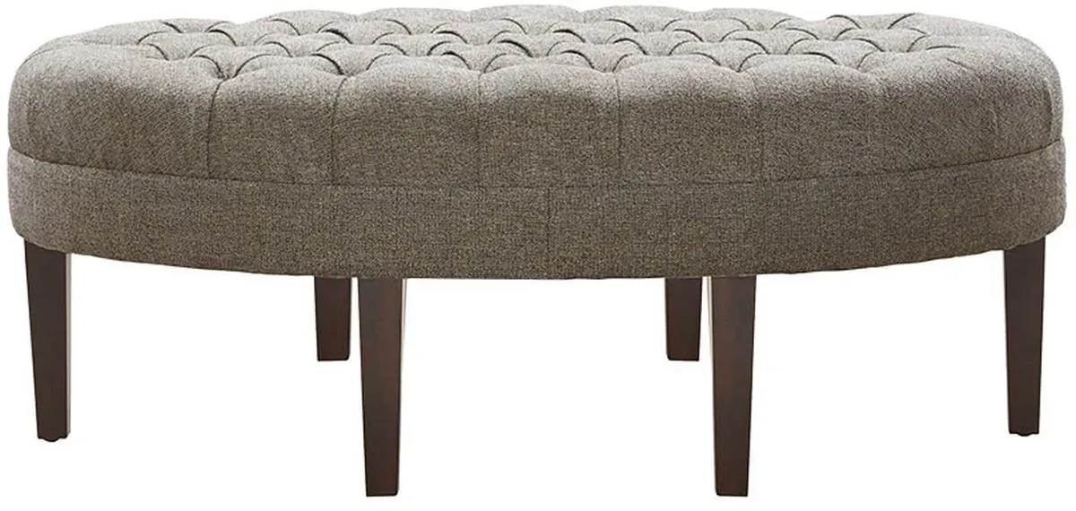 Olliix by Madison Park Brown Multi Martin Surfboard Tufted Ottoman