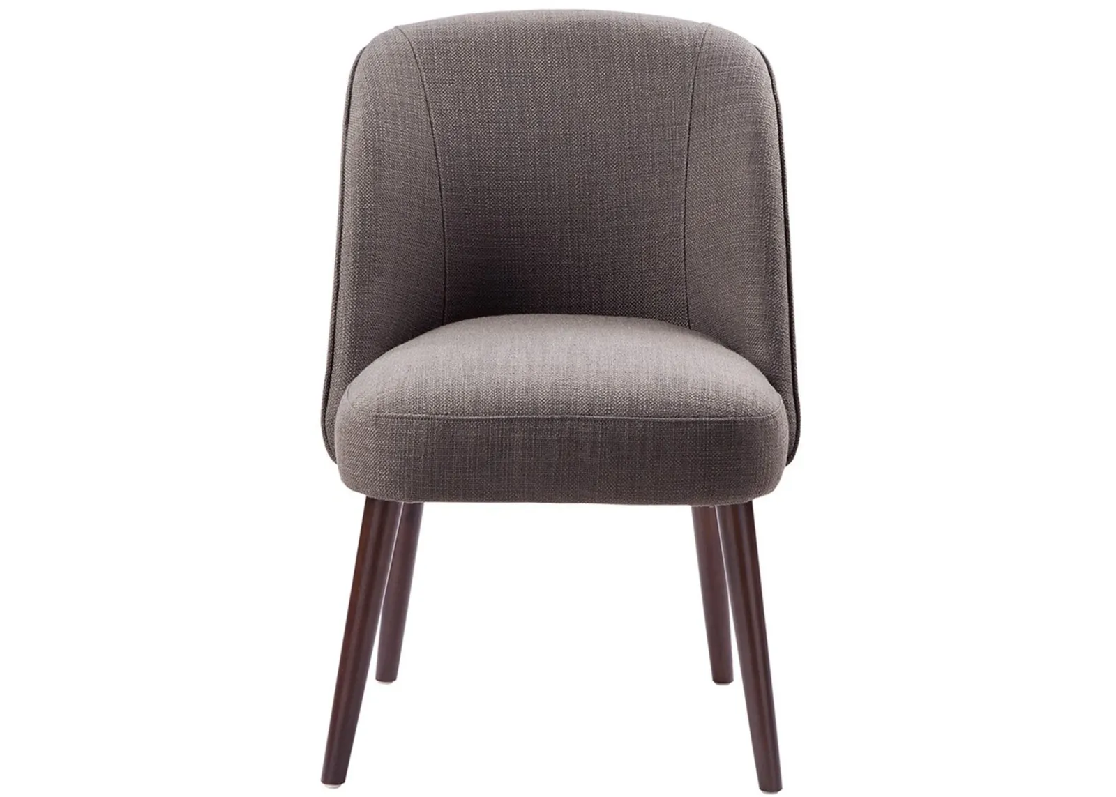 Olliix by Madison Park Charcoal Bexley Rounded Back Dining Chair