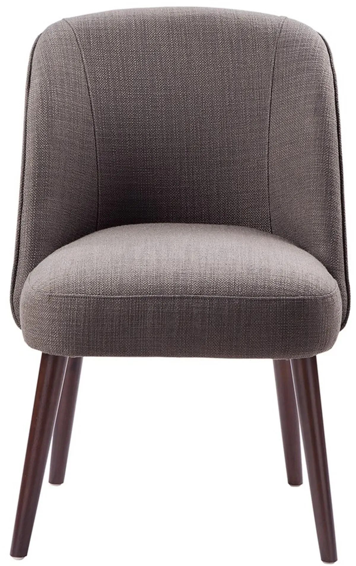 Olliix by Madison Park Charcoal Bexley Rounded Back Dining Chair