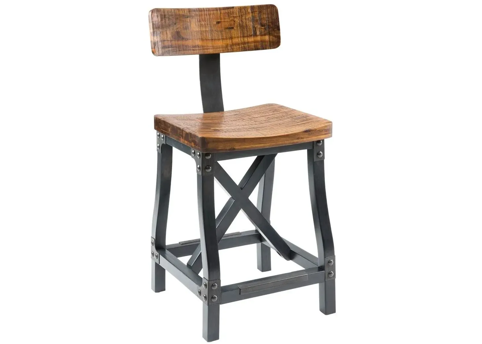 Olliix by INK+IVY Amber Lancaster Counter Height Stool