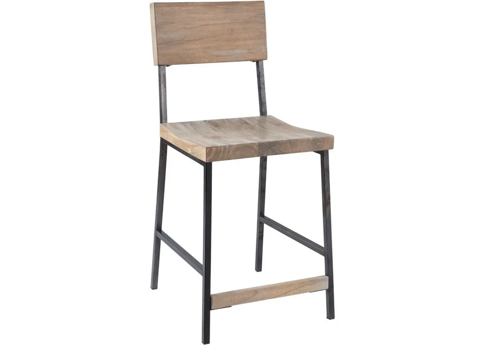 Olliix by INK+IVY Grey Tacoma 24" Counter Height Stool