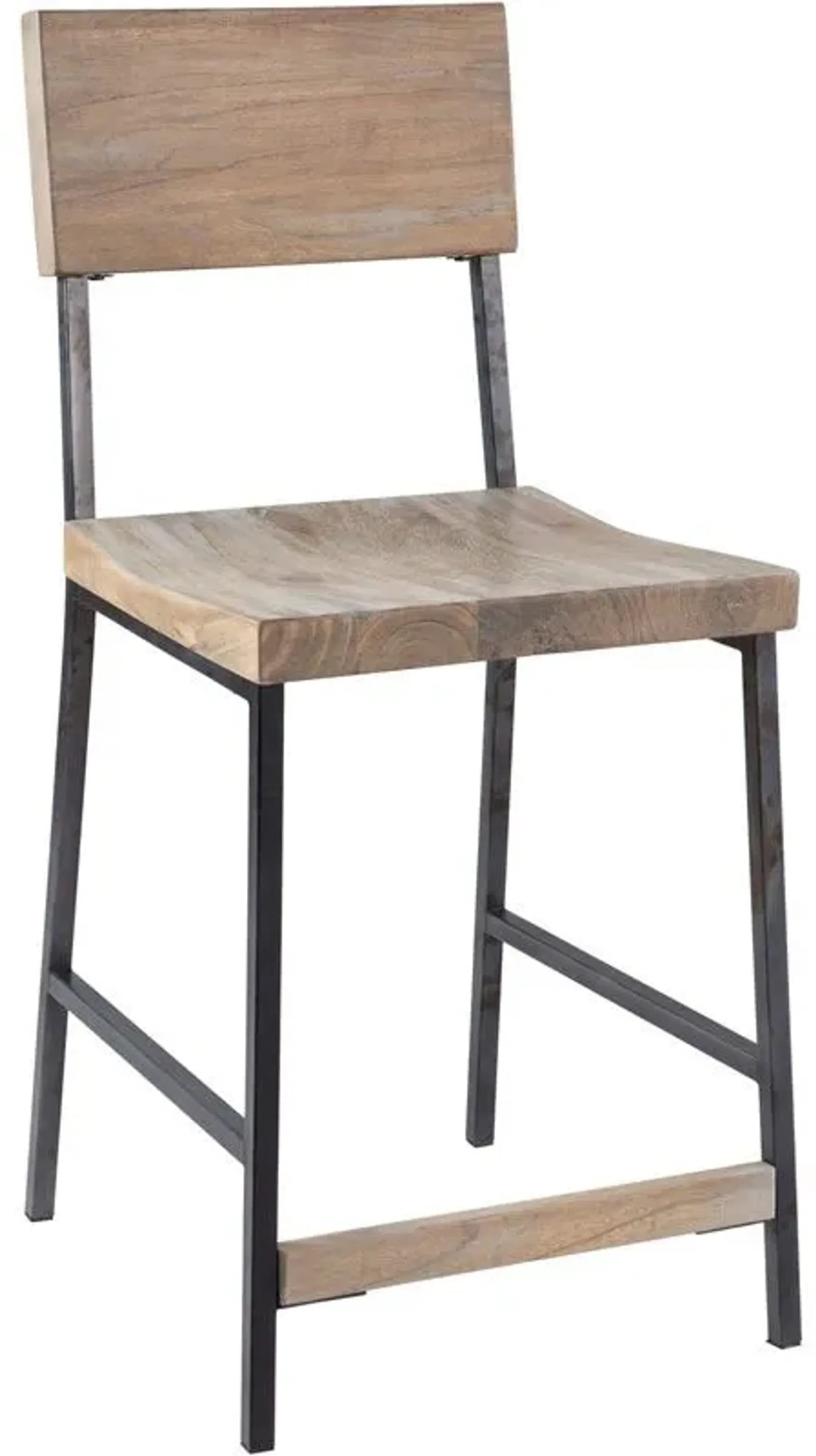 Olliix by INK+IVY Grey Tacoma 24" Counter Height Stool