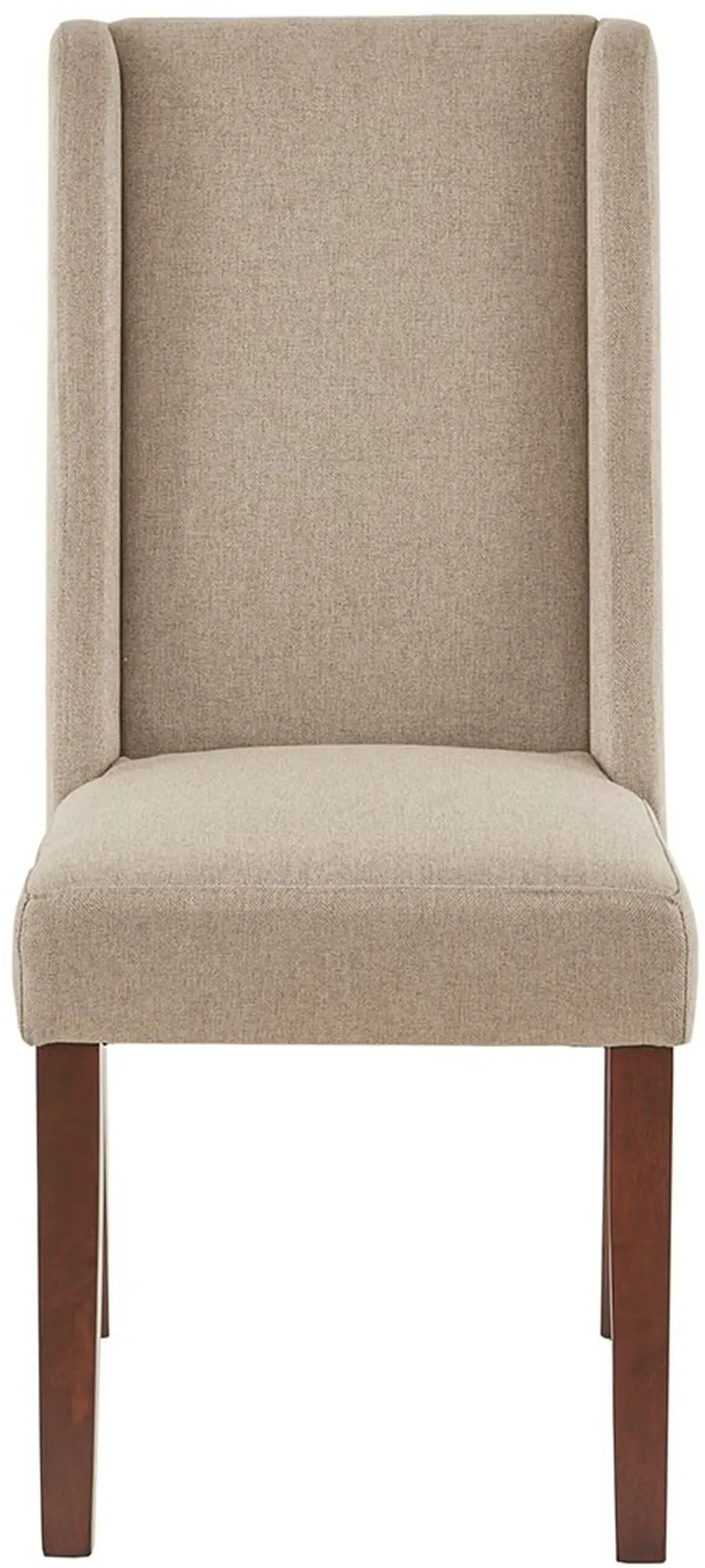 Olliix by Madison Park Taupe Brody Wing Dining Chair (Set of 2)