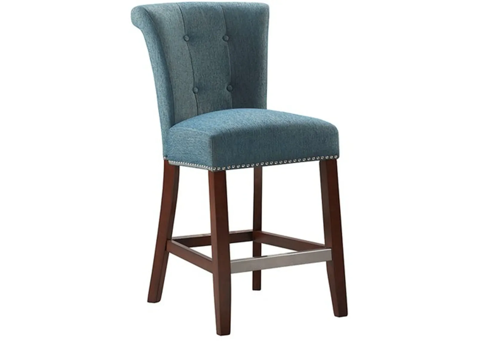 Olliix by Madison Park Blue Colfax Counter Height Stool