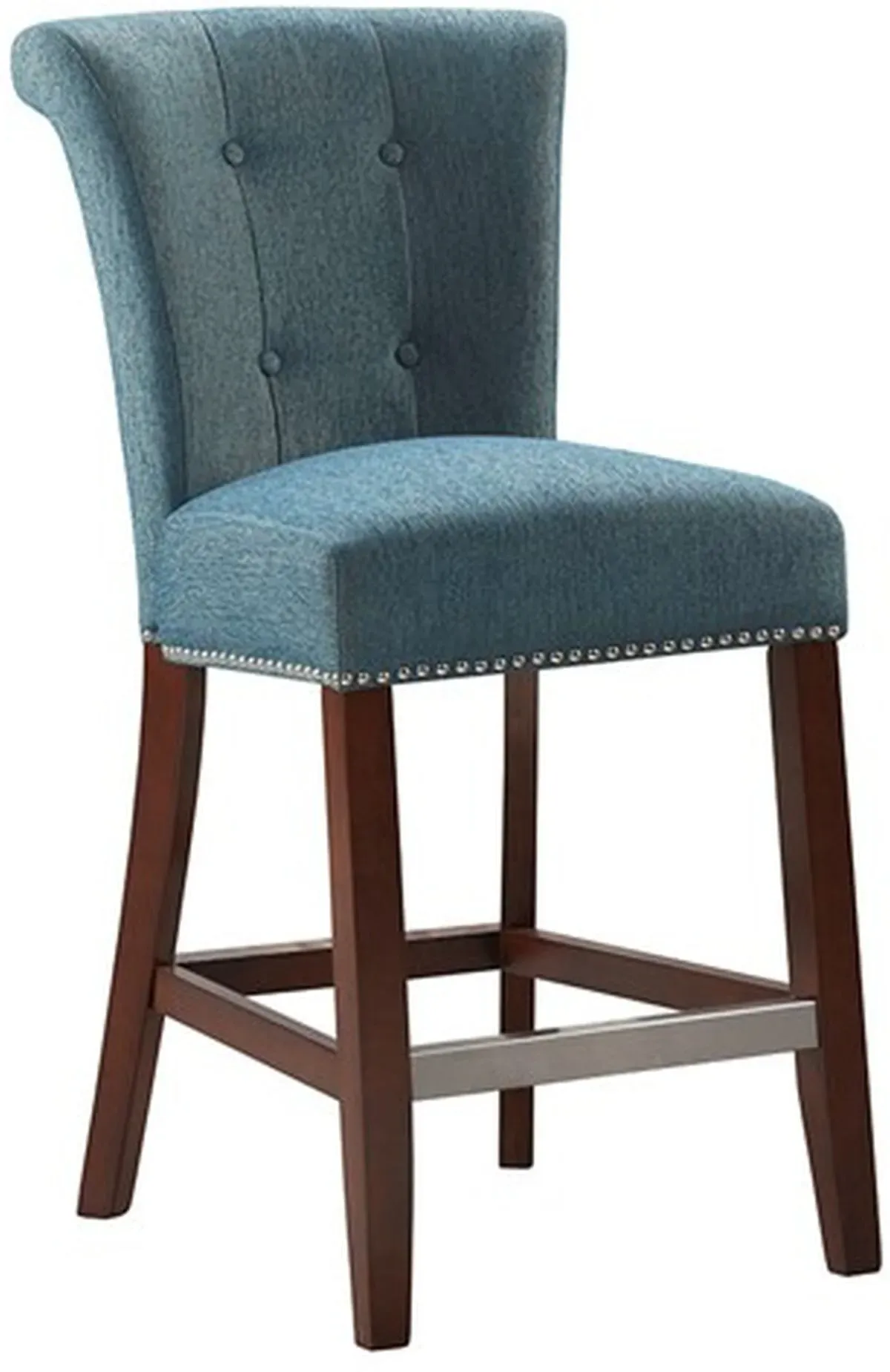 Olliix by Madison Park Blue Colfax Counter Height Stool