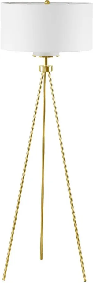 Olliix by INK+IVY Gold Pacific Tripod Floor Lamp