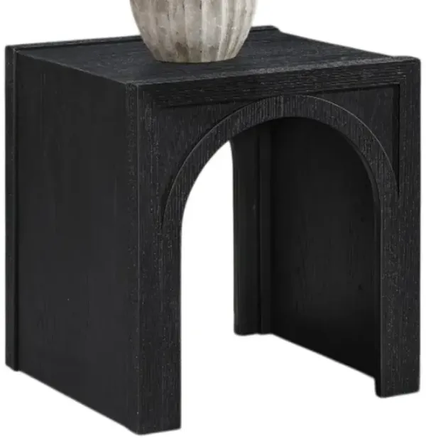 Steve Silver Co. Fitzgerald Black End Table