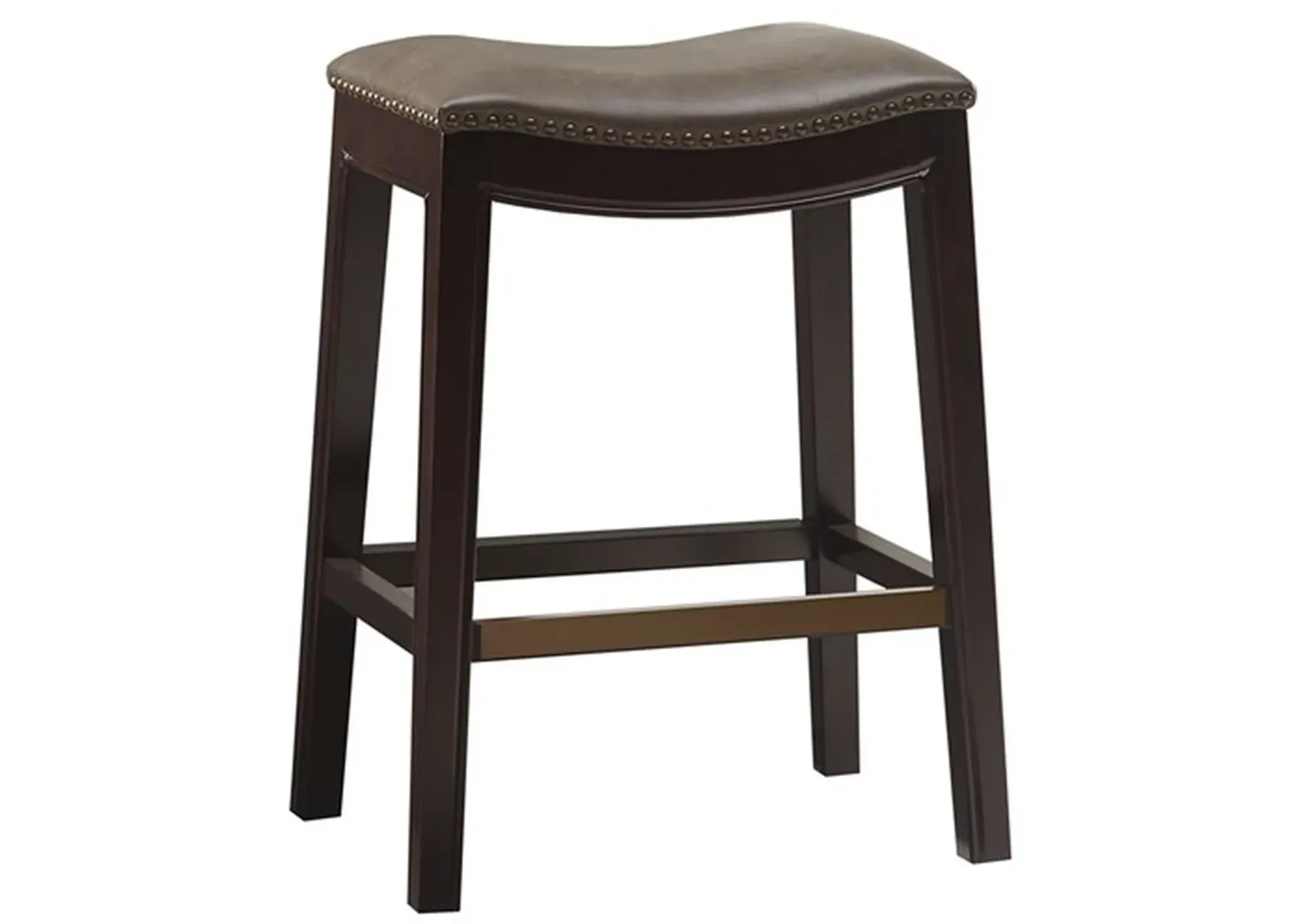 Olliix by Madison Park Mushroom Belfast Saddle Counter Height Stool