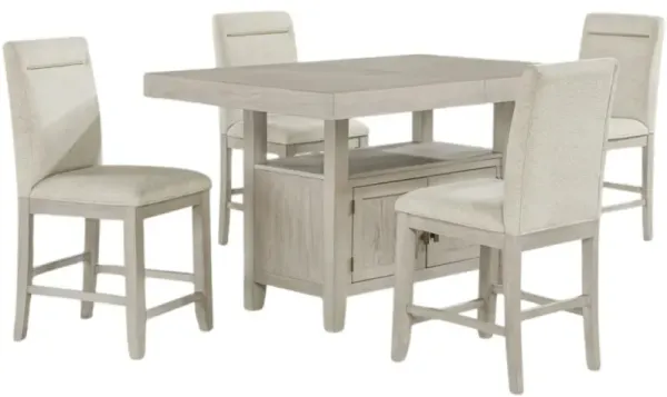 Steve Silver Co. Garland 5-Piece Sand Counter Height Dining Set