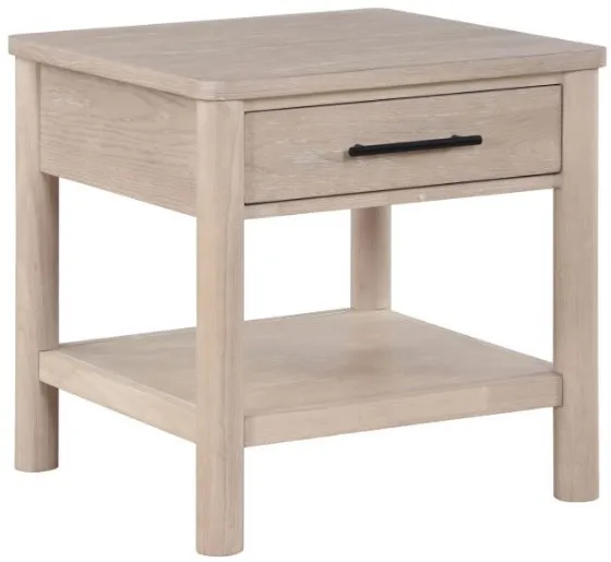 Steve Silver Co. Gabby Washed Oak End Table