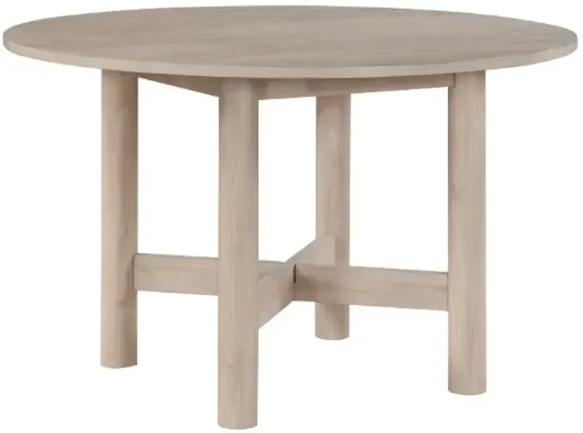 Steve Silver Co. Gabby Washed Oak 48" Round Dining Table