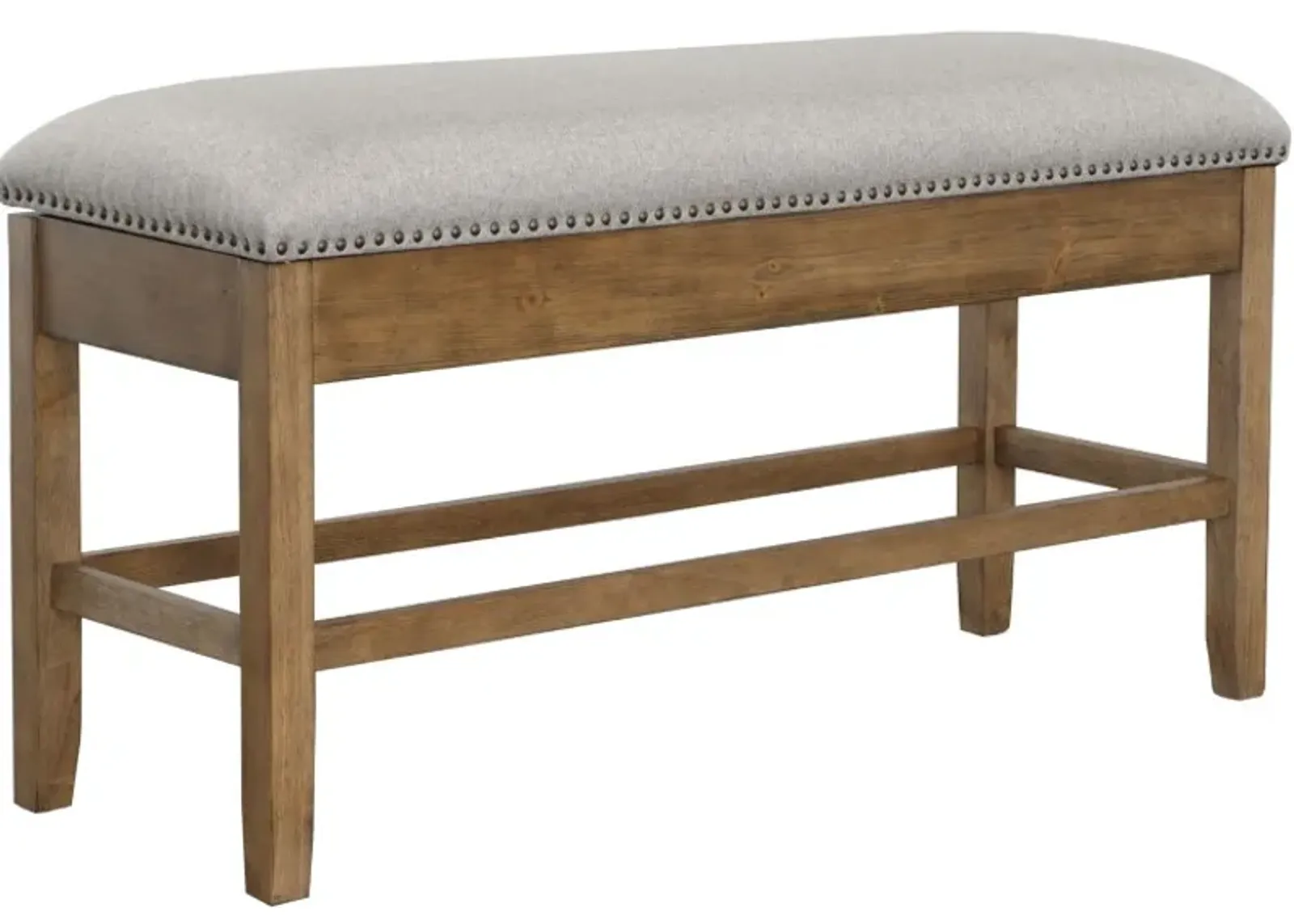 Steve Silver Co. Grayson Natural/Grey Counter Storage Bench