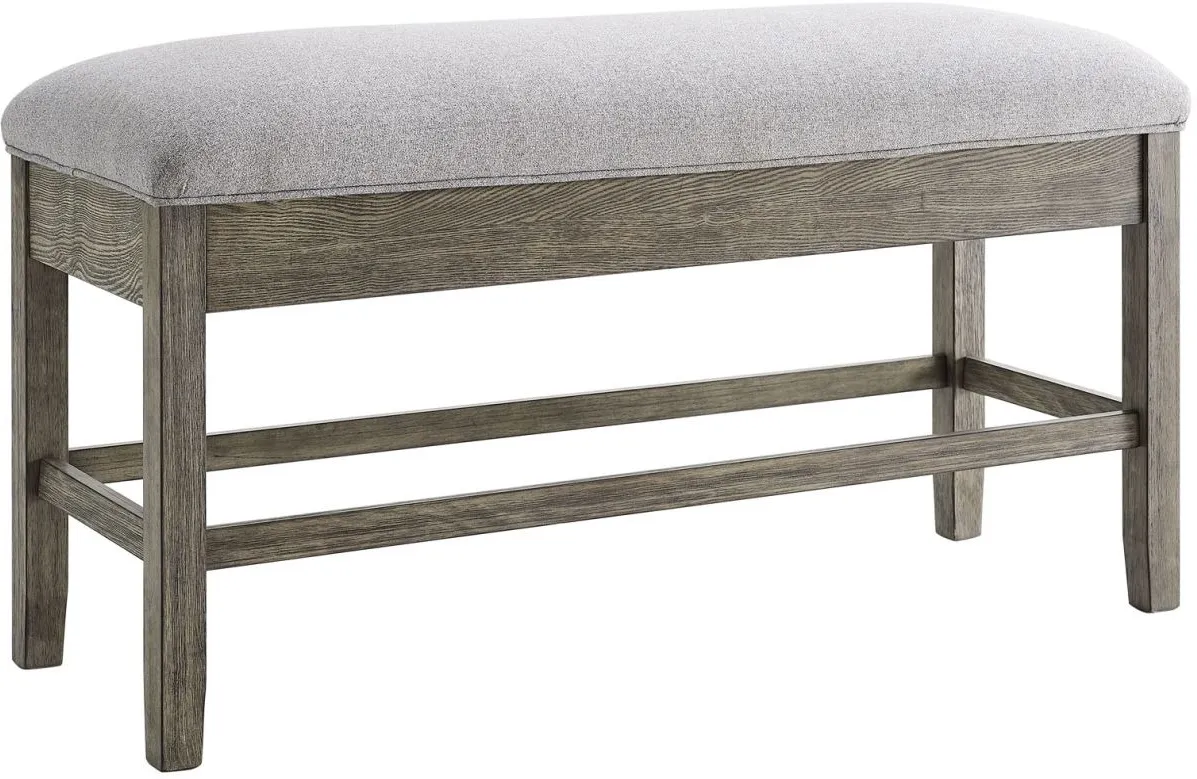 Steve Silver Co. Grayson Driftwood Storage Counter Bench