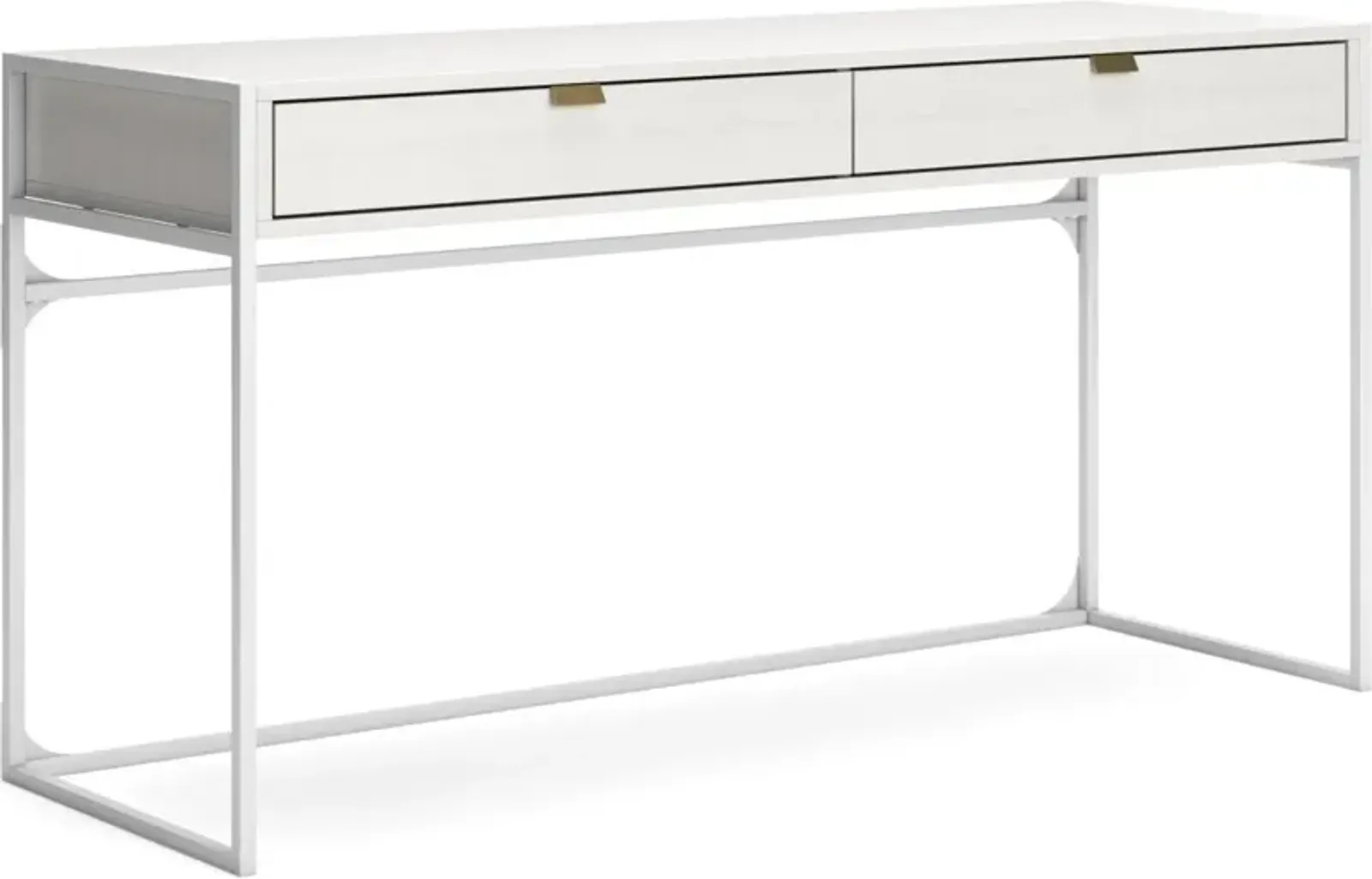 Signature Design by Ashley® Deznee White 2 Drawer Office Desk