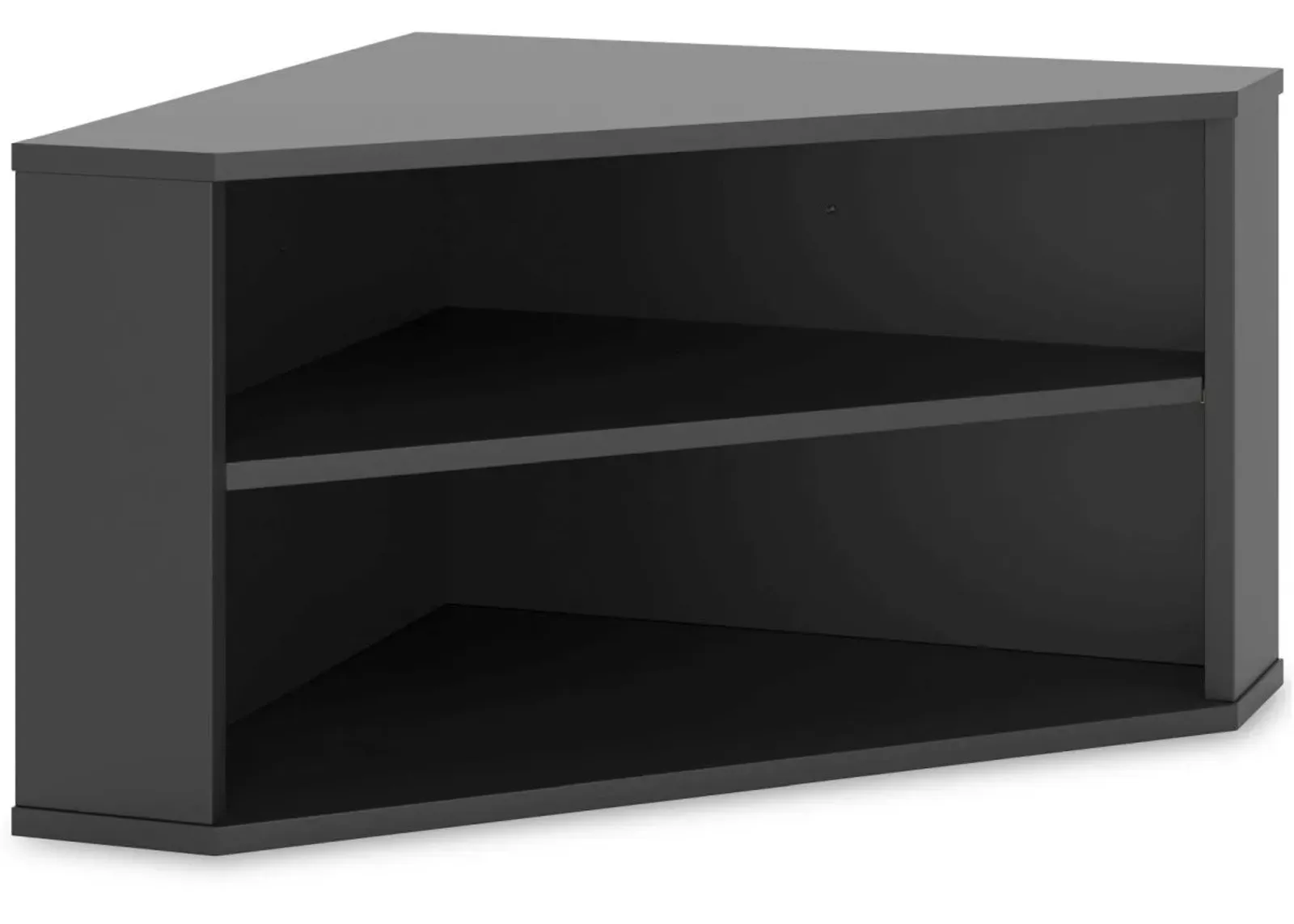 Signature Design by Ashley® Otaska Black Home Office Corner Bookcase