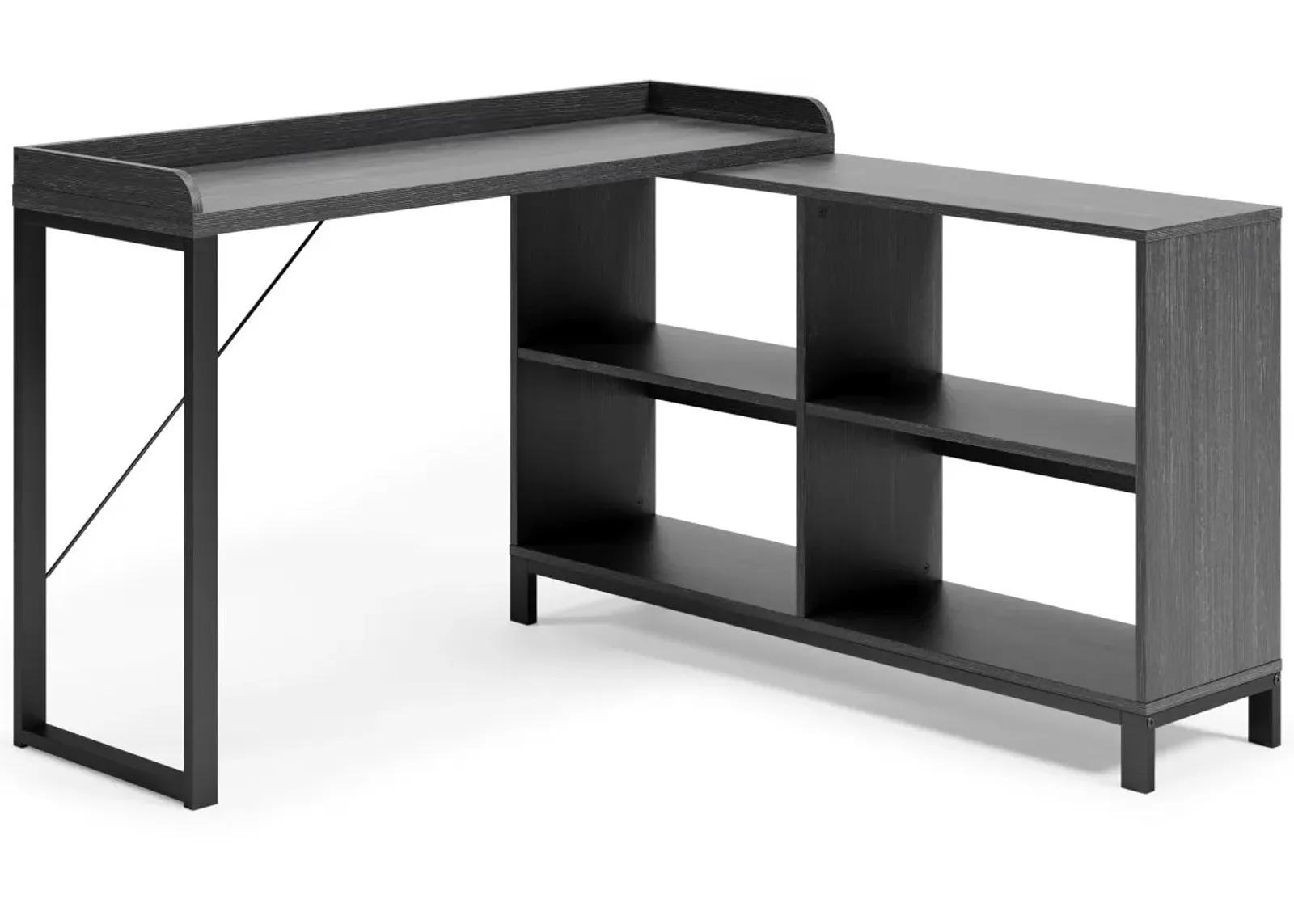 Signature Design by Ashley® Yarlow Black Office L-Desk