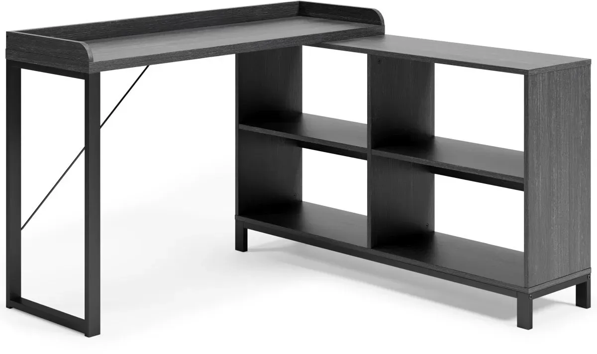 Signature Design by Ashley® Yarlow Black Office L-Desk