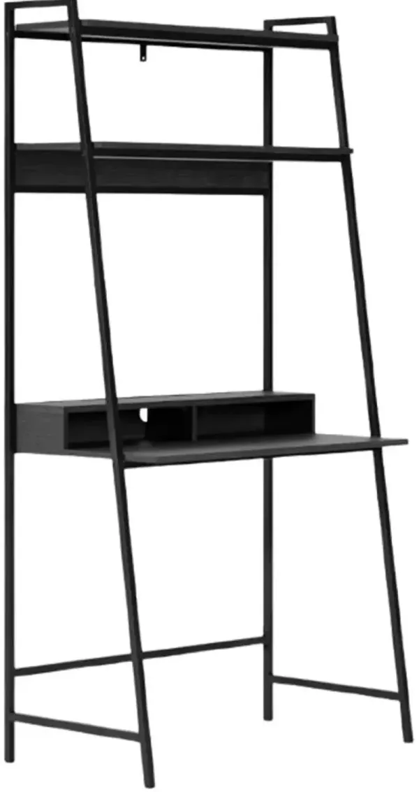 Signature Design by Ashley® Yarlow Black Office Desk and Shelf