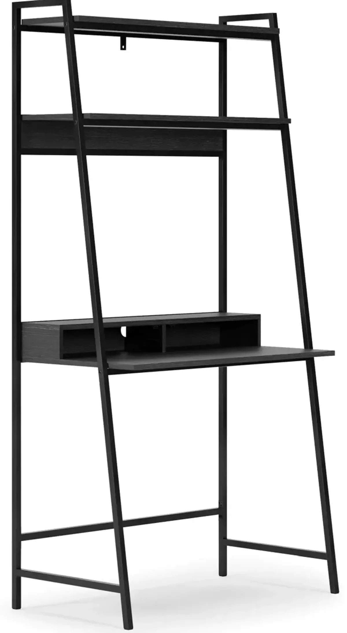 Signature Design by Ashley® Yarlow Black Office Desk and Shelf