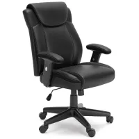 Signature Design by Ashley® Corbindale Black Home Office Swivel Desk Chair
