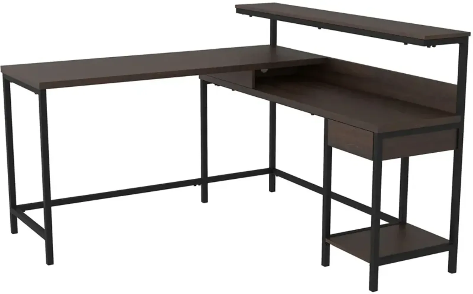 Signature Design by Ashley® Camiburg Warm Brown Storage L-Desk