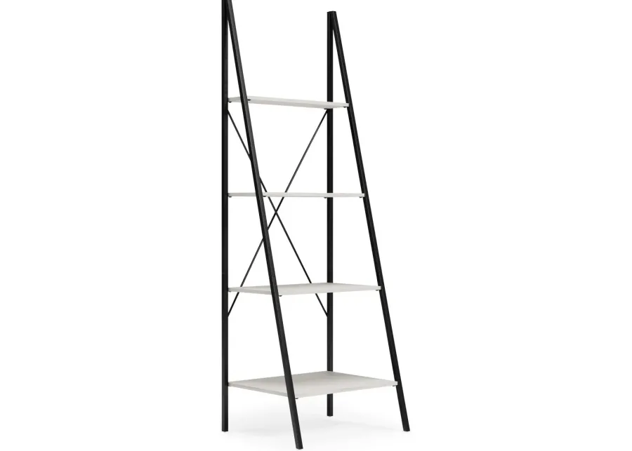 Signature Design by Ashley® Bayflynn White/Black 4 Shelves Bookcase