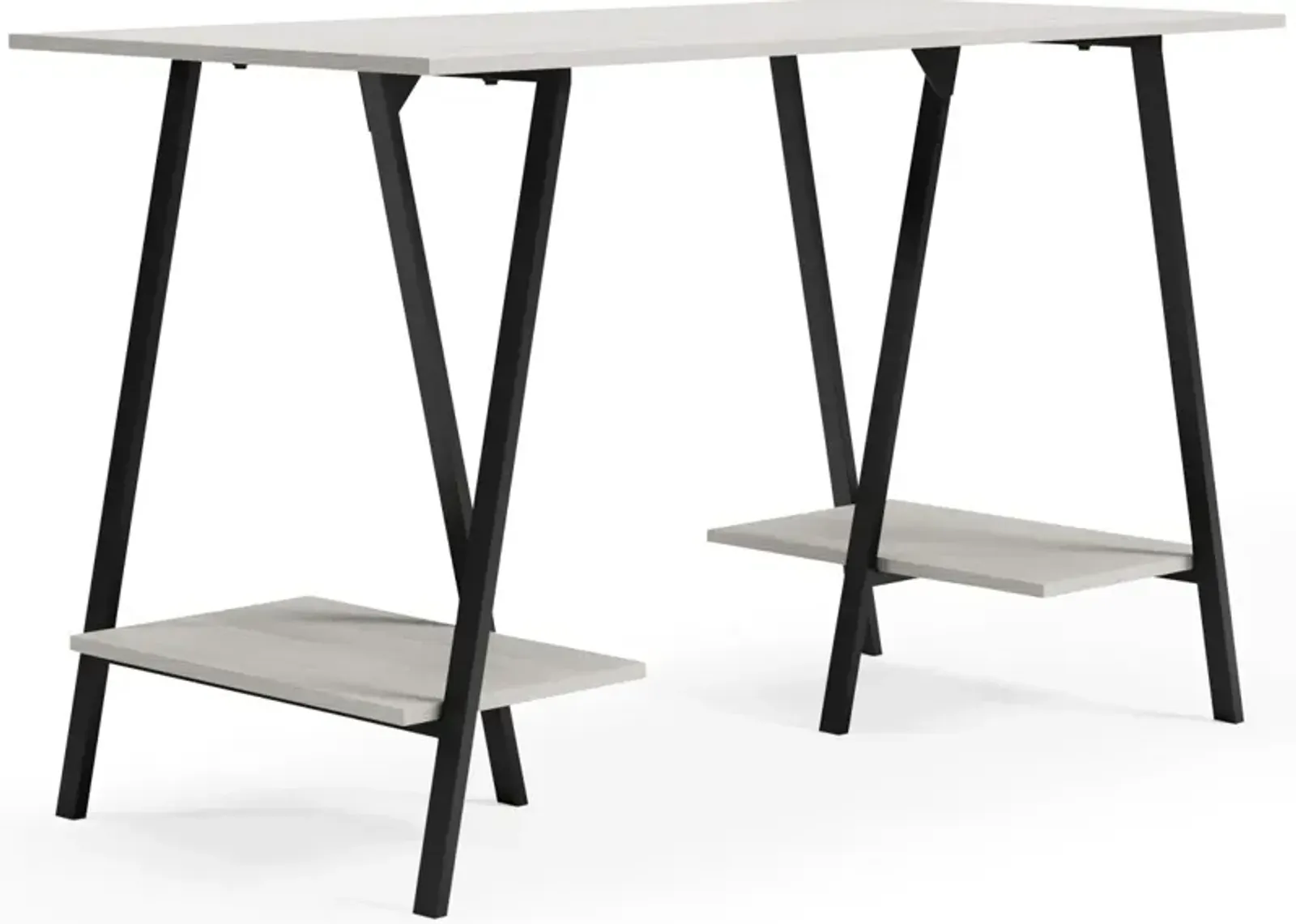 Signature Design by Ashley® Bayflynn Gunmetal/Whitewash Home Office Desk