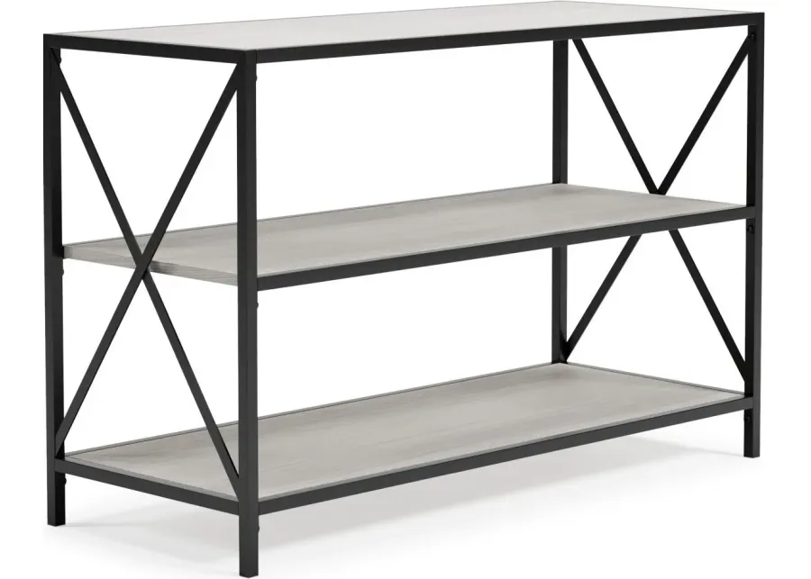 Signature Design by Ashley® Bayflynn Gunmetal/Whitewash Bookcase