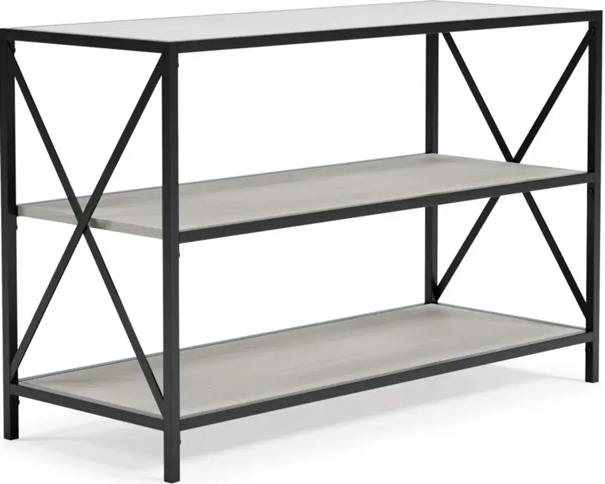 Signature Design by Ashley® Bayflynn Gunmetal/Whitewash Bookcase