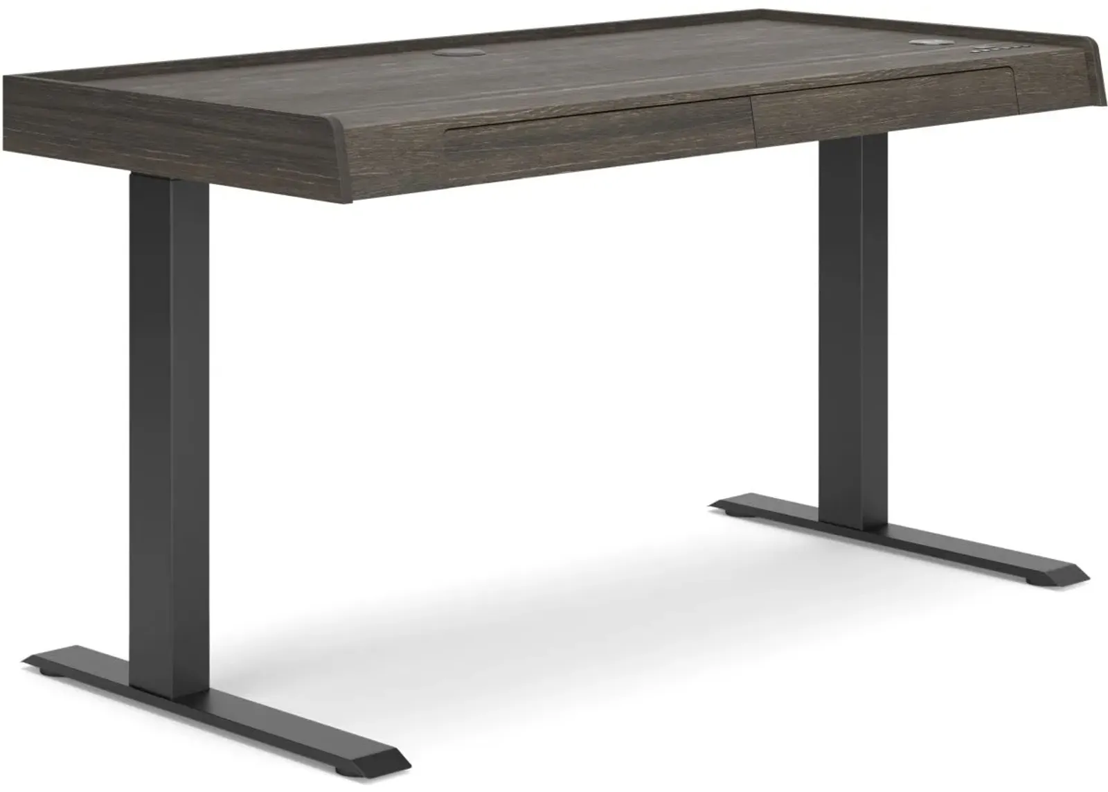 Signature Design by Ashley® Zendex Dark Brown 55" Adjustable Height Desk