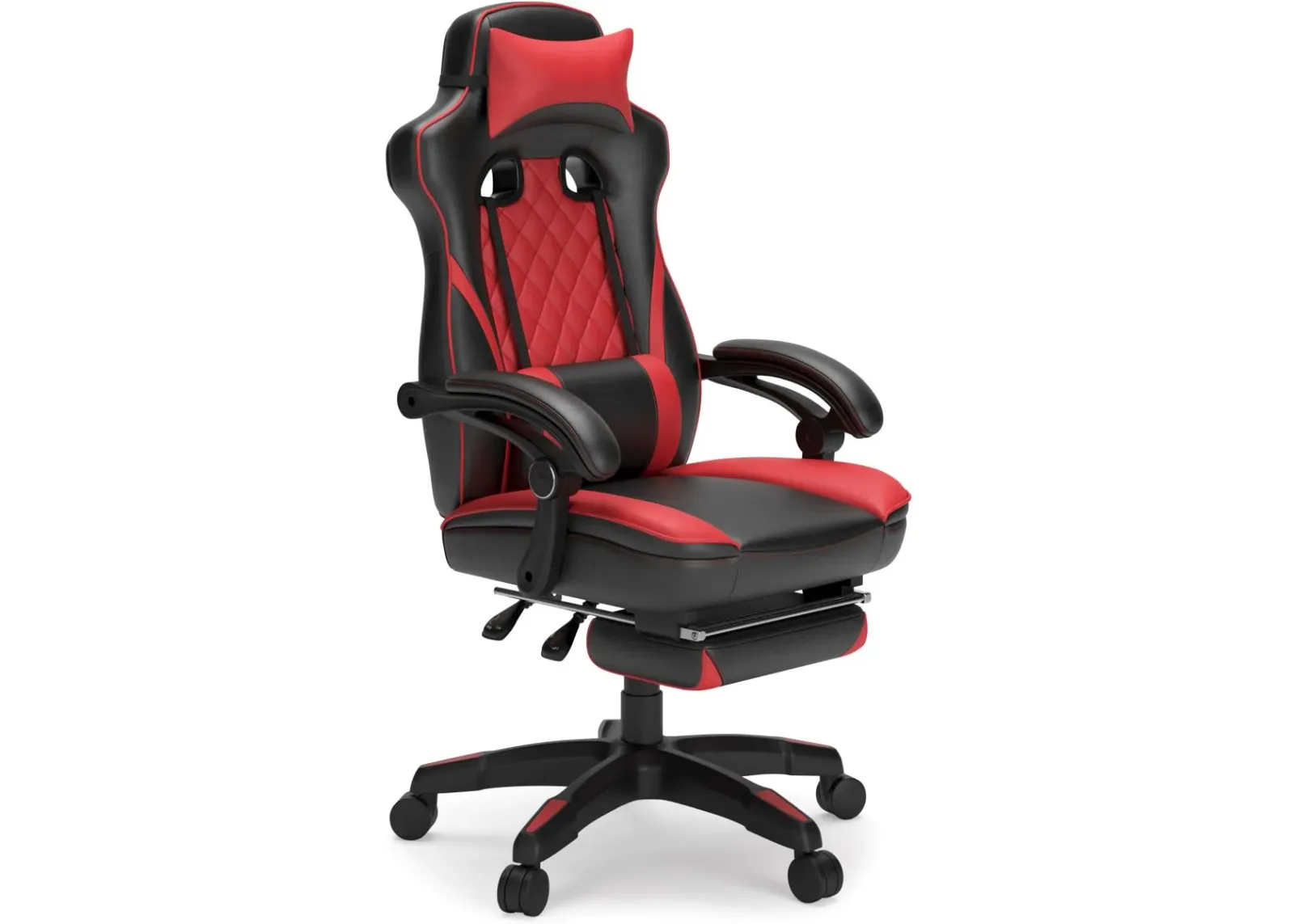 Signature Design by Ashley® Lynxtyn Red/Black Office Swivel Desk Chair