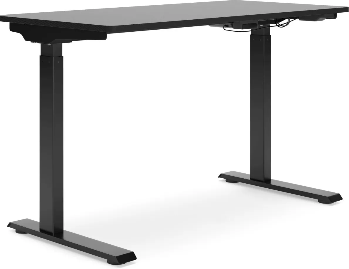 Signature Design by Ashley® Lynxtyn Black 29" Adjustable Height Office Desk