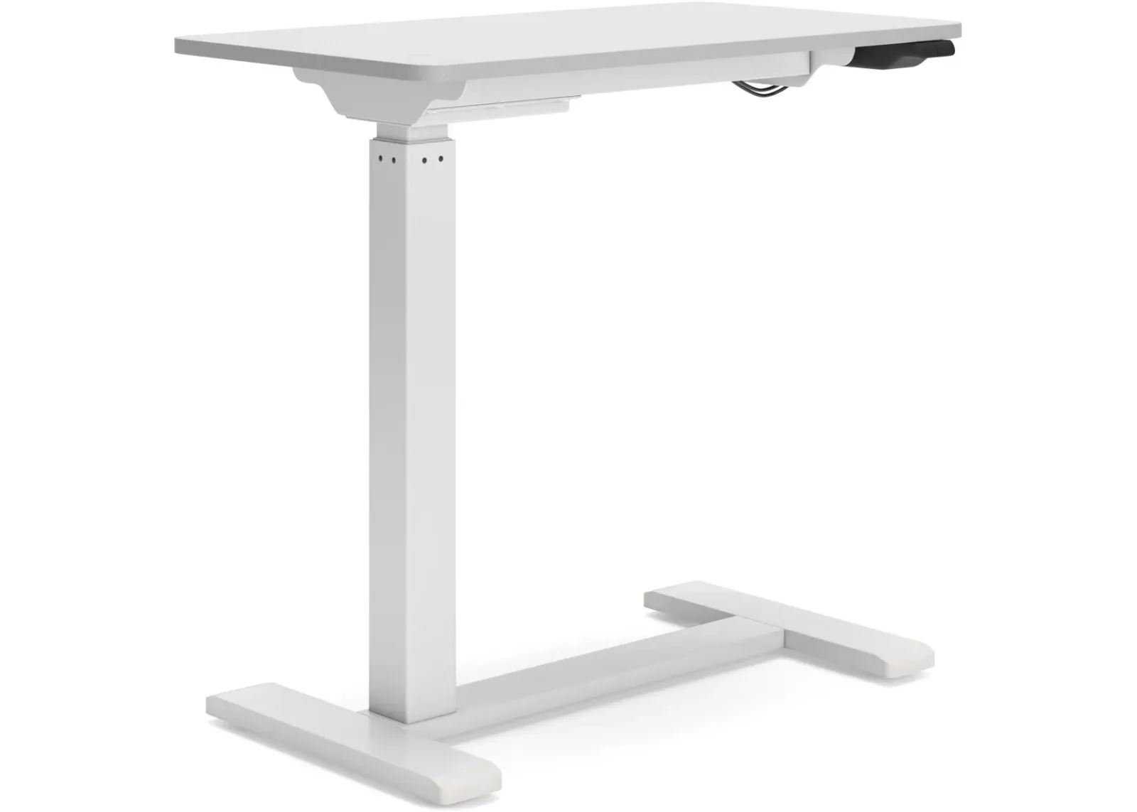 Signature Design by Ashley® Lynxtyn Taupe/White Adjustable Height Office Side Desk