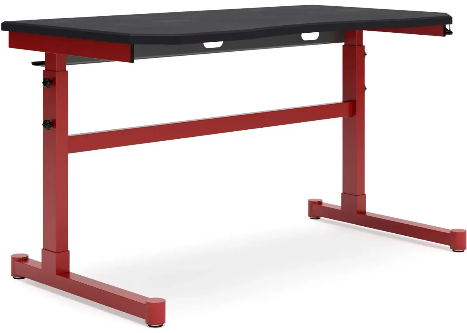 Signature Design by Ashley® Lynxtyn Red/Black Adjustable Height Office Desk