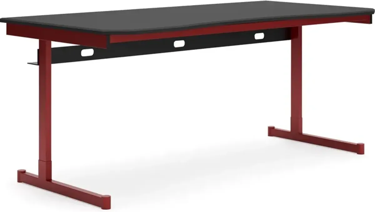 Signature Design by Ashley® Lynxtyn Red/Black Office Desk