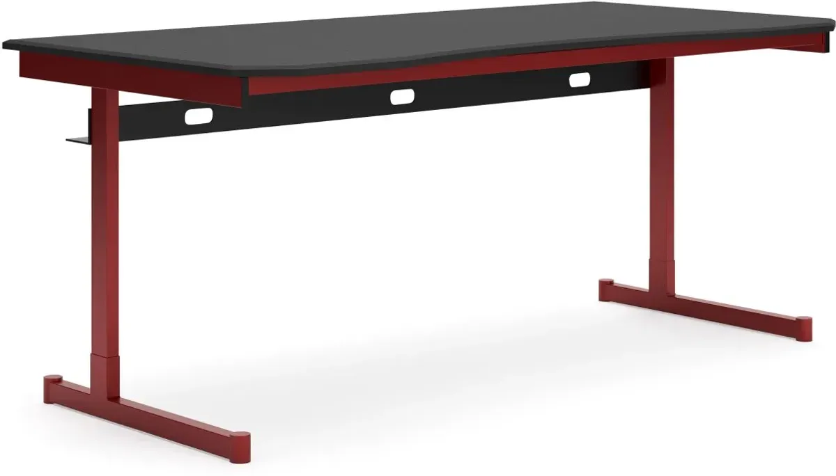 Signature Design by Ashley® Lynxtyn Red/Black Office Desk