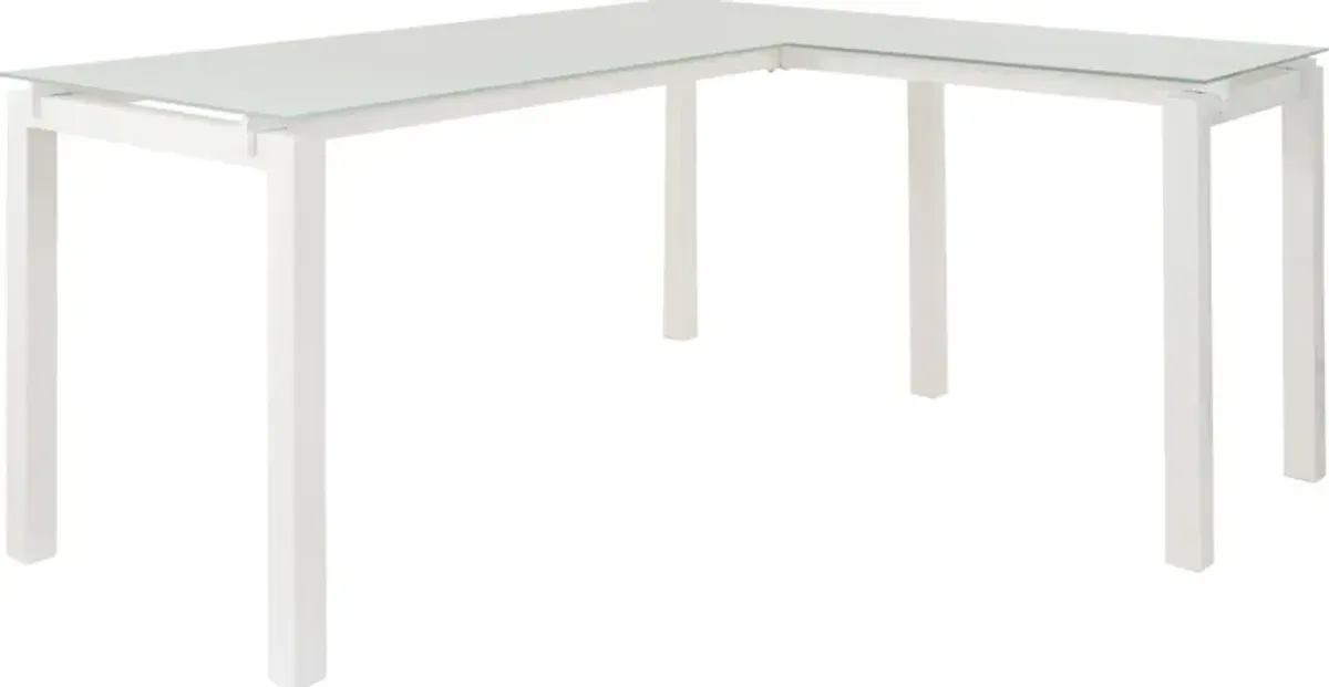 Signature Design by Ashley® Baraga White 61" Office L-Desk