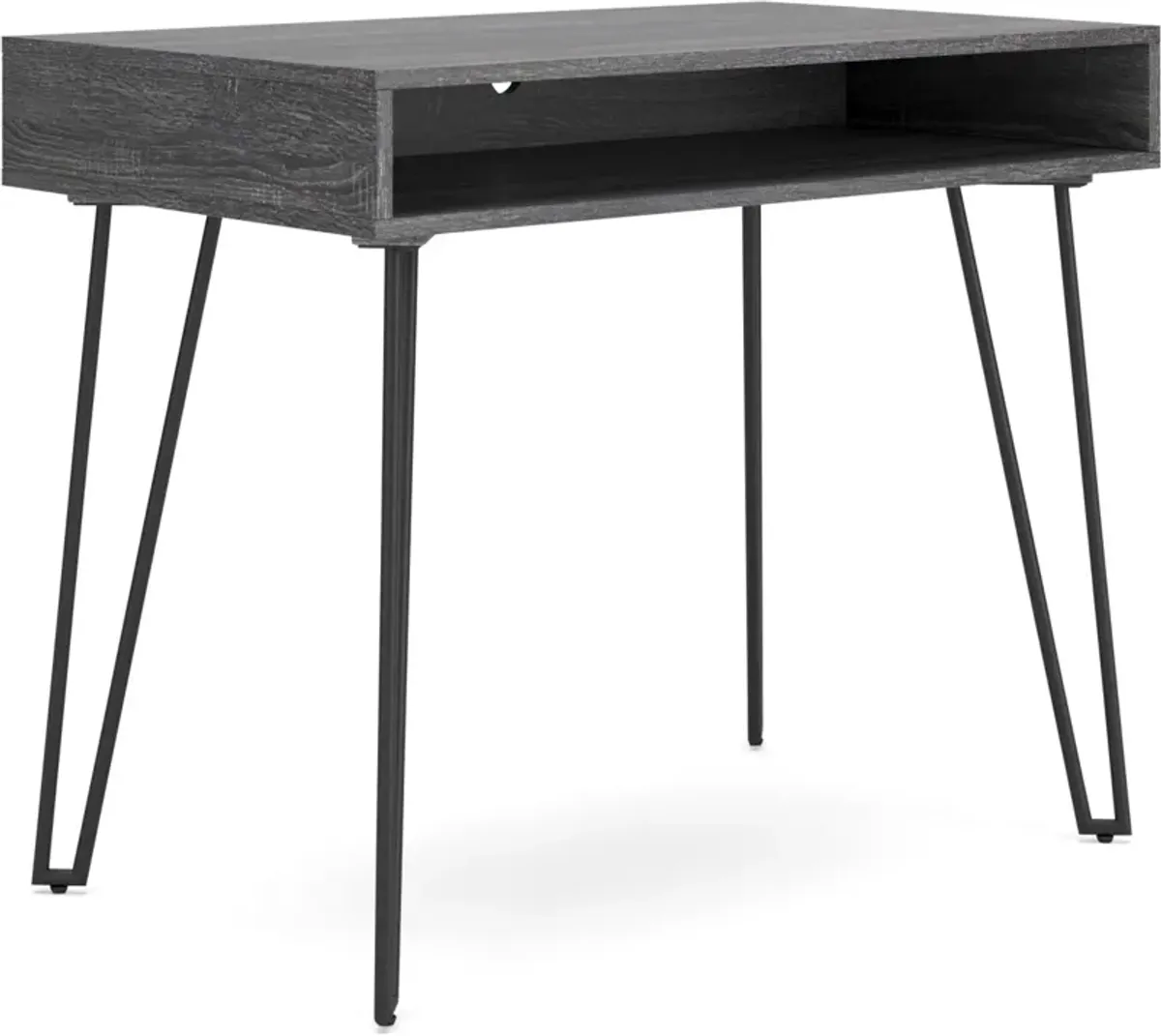 Signature Design by Ashley® Strumford Charcoal Grey Office Desk