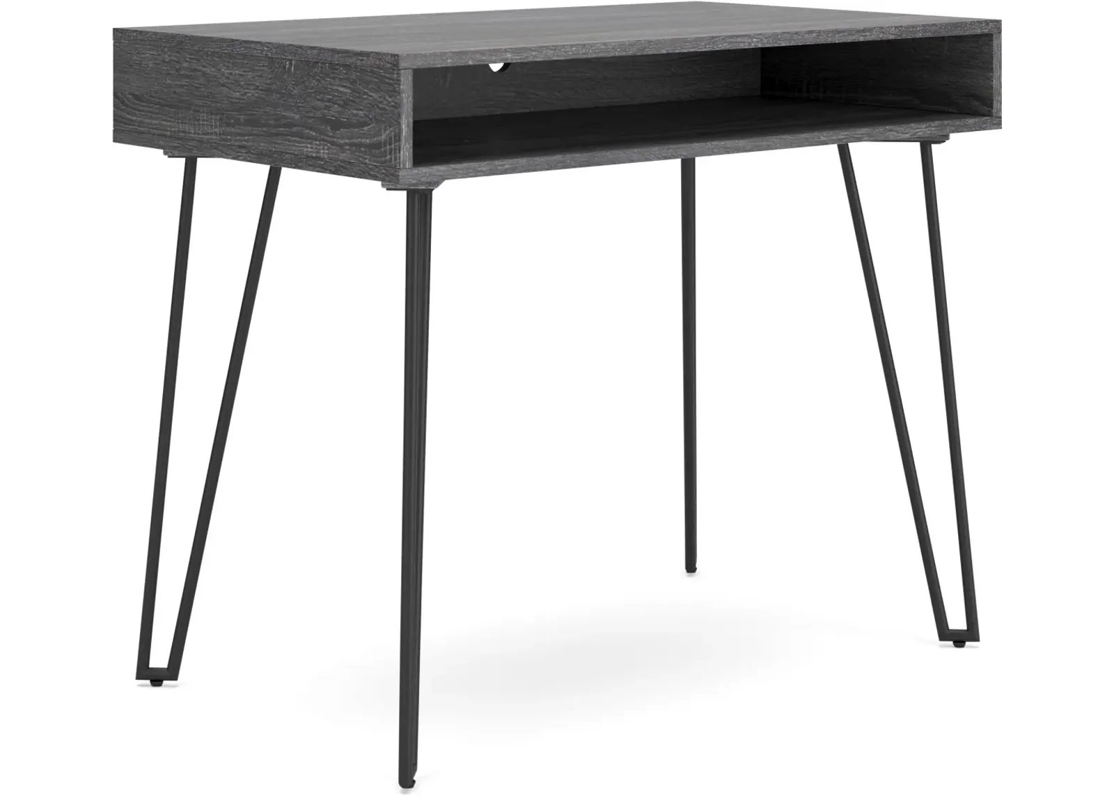 Signature Design by Ashley® Strumford Charcoal Grey Office Desk