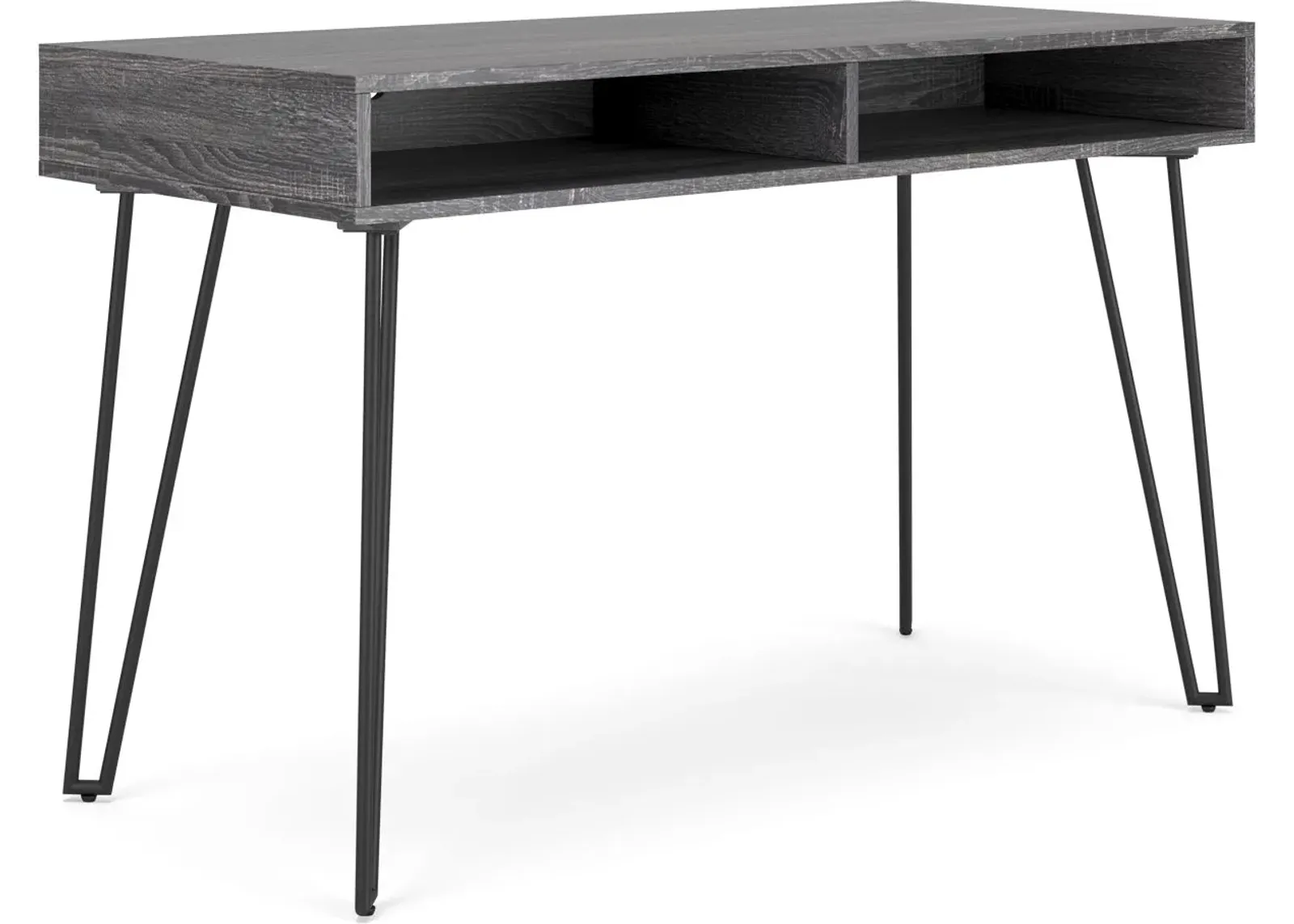 Signature Design by Ashley® Strumford Black/Charcoal Gray Office Desk