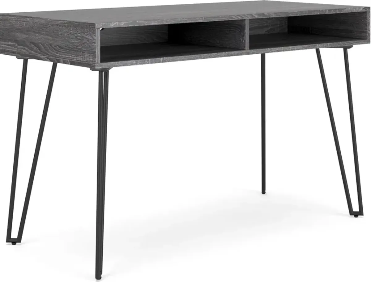 Signature Design by Ashley® Strumford Black/Charcoal Gray Office Desk