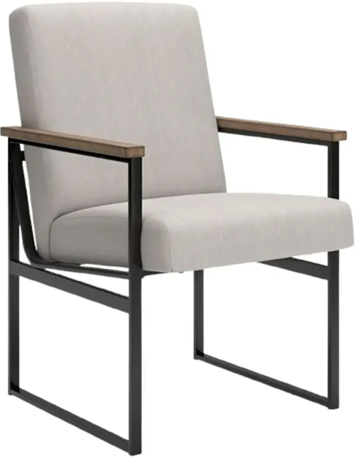 Signature Design by Ashley® Montia Beige/Gunmetal Gray Home Office Desk Chair