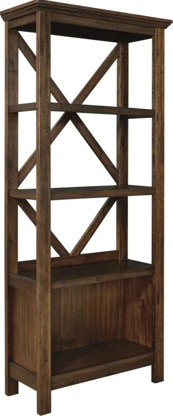 Signature Design by Ashley® Baldridge Rustic Brown Large Bookcase