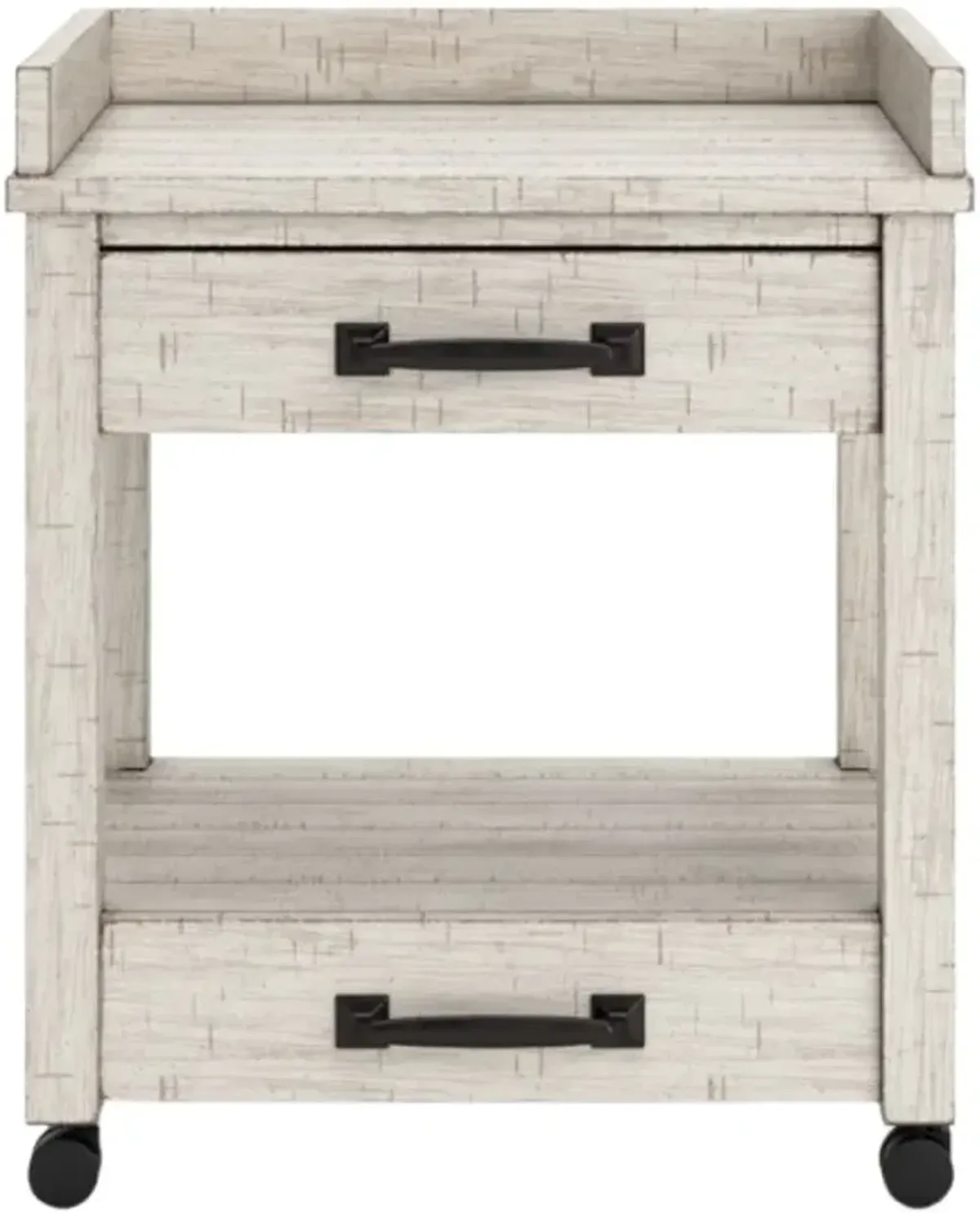 Signature Design by Ashley® Carynhurst Distressed Whitewash Printer Stand