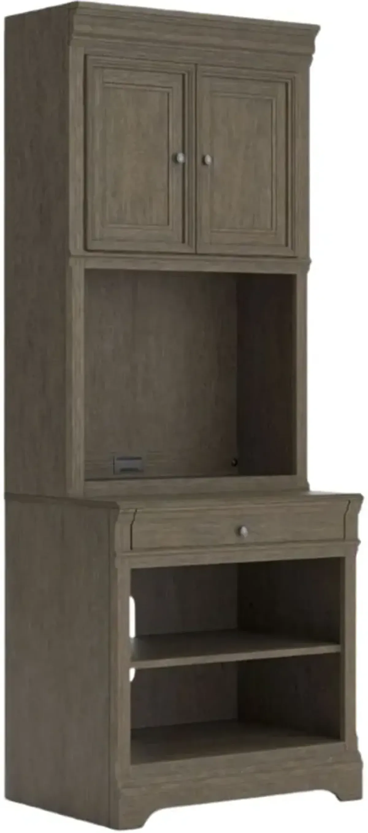 Signature Design by Ashley® Janismore Distressed Weathered Gray Bookcase